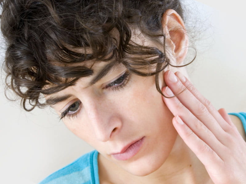 Image showing inflammed Dental implant.